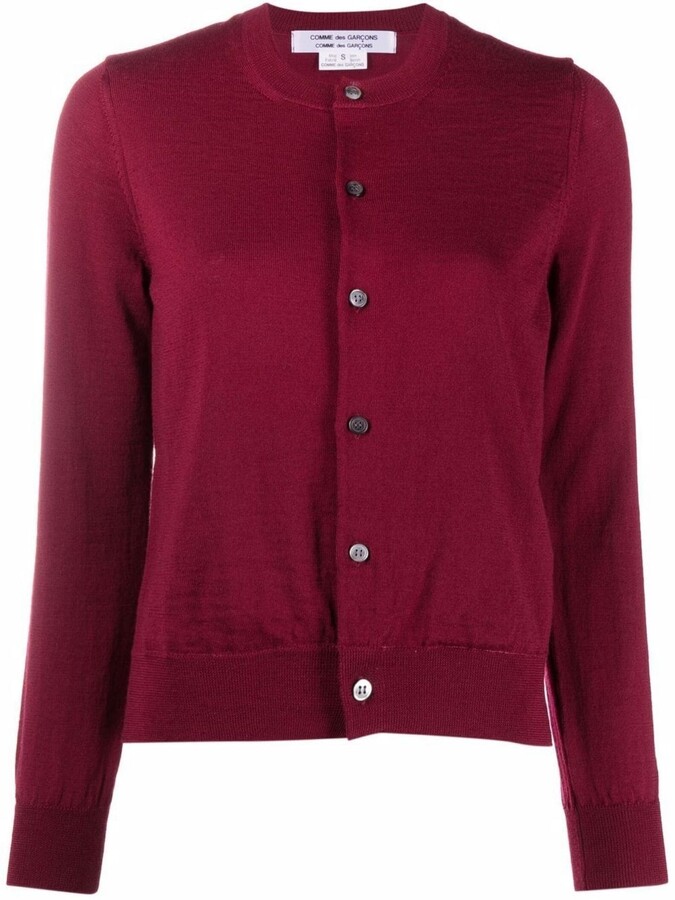 Burgundy Long Cardigan | Shop the world's largest collection of 