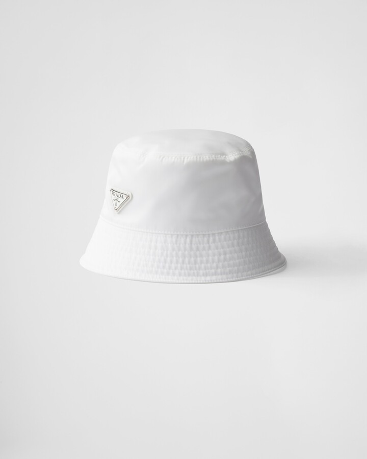 Prada Woven Fabric Bucket Hat - ShopStyle