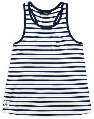 Ralph Lauren Childrenswear Girls' Striped Tank - Sizes S-XL