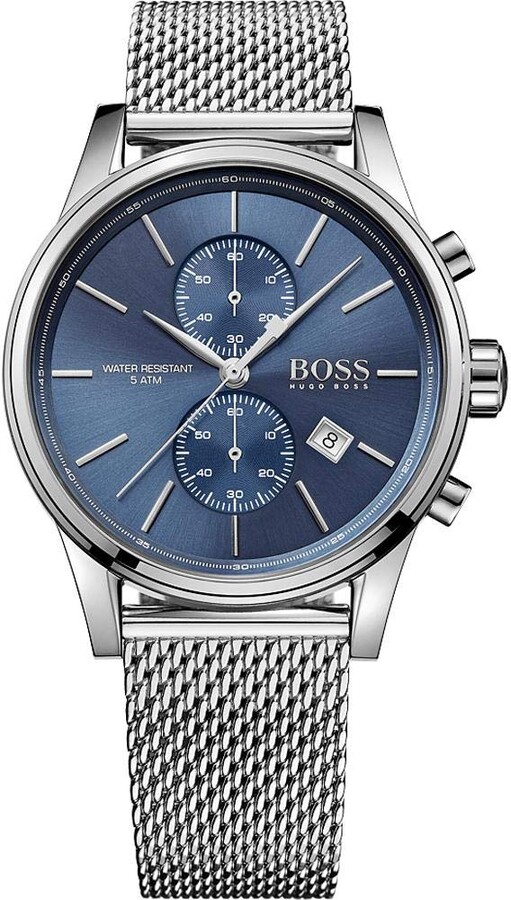 boss watch blue face