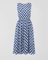 Thumbnail for your product : Jaeger Silk Blurred Square Dress