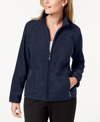 Karen Scott Petite Princess-Seam Zeroproof Zip-Front Jacket, Created for Macy's