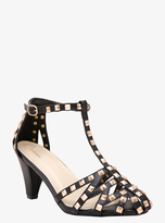 Thumbnail for your product : Torrid Pyramid Studded T-Strap Heeled Sandals (Wide Width)
