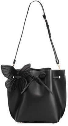 Sophia Webster Remi Butterfly Leather Bucket Bag