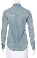 Thumbnail for your product : Mother Long Sleeve Denim Top