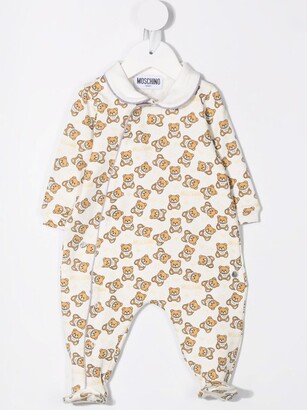 MOSCHINO BAMBINO Teddy Bear motif 2 pack pyjamas
