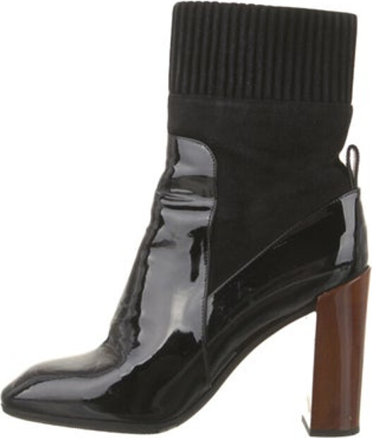 Louis Vuitton Leather Sock Boots - Black Boots, Shoes - LOU779892