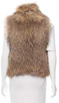 Thumbnail for your product : Yves Salomon Fur Shawl Collar Vest
