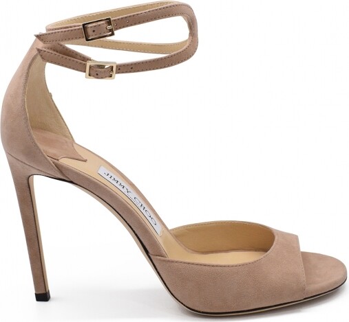 Jimmy Choo Nude Sandals | ShopStyle