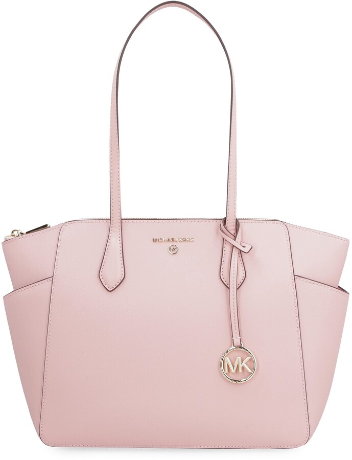 Michael Kors Pink Metallic Leather Handbags | Shop the world's largest  collection of fashion | ShopStyle