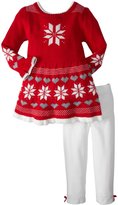 Thumbnail for your product : Little Lass 2 Piece Sweater Set (Toddler/Kid) - Red Snowflake-3T