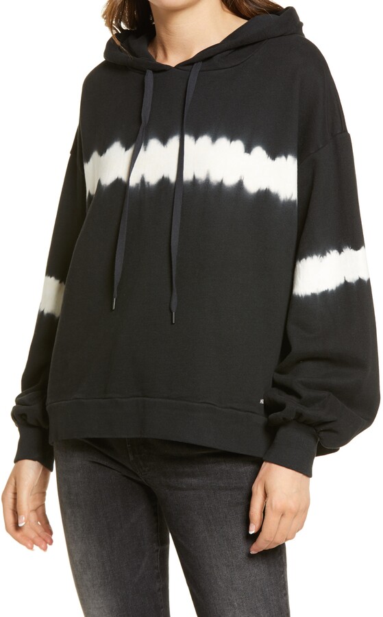 all saints pink hoodie
