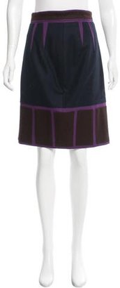 Proenza Schouler Wool Patchwork Skirt