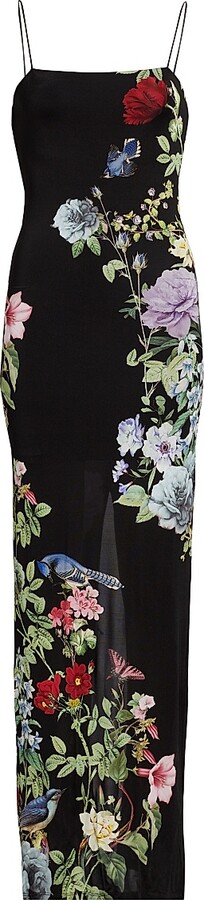 Alice + Olivia Women's Fifi Floral Maxi Slip Dress - Venus Floral - Size 0