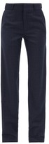 Thumbnail for your product : Vetements Checked Trousers - Navy