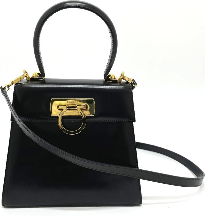 Ferragamo Leather Handbag (Pre-Owned)