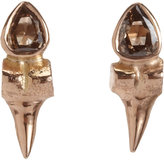 Thumbnail for your product : Dezso by Sara Beltran Diamond Petite Shark Tooth Earrings