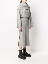 Thumbnail for your product : Kenzo Draped Neck Knit Dress
