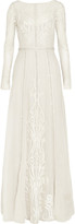 Thumbnail for your product : Temperley London Crivelli embroidered tulle and silk-organza gown