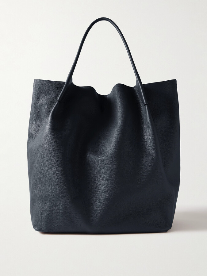 Loro Piana Bale Extra-Large Full-Grain Leather Tote Bag