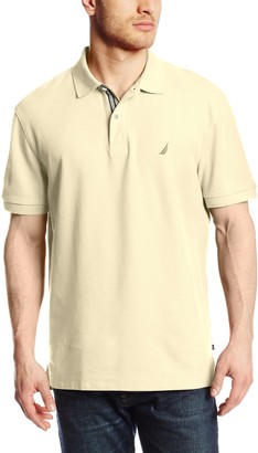 Nautica Men's Short Sleeve Solid Deck Polo Shirt