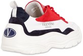 Thumbnail for your product : Valentino Low Top Gum Boy Leather & Suede Sneakers