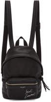 Thumbnail for your product : Saint Laurent Black Mini Leather City Backpack