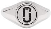 Thumbnail for your product : Marc Jacobs Silver Double J Signet Ring