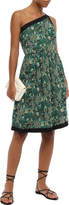 Thumbnail for your product : Anna Sui One-shoulder Floral-print Silk-georgette Mini Dress