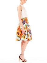 Thumbnail for your product : MSGM Floral Pleated Skirt