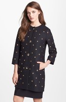 Thumbnail for your product : Kate Spade 'spencer' Studded Tweed Coat