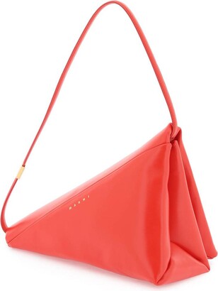 ★MARNI★ Prisma Triangle Back Black SBMP0142U0P603900N99 SB Leather Prisma Triangle Bag Marni | italist
