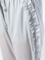 Thumbnail for your product : RED Valentino ruffle trim track pants