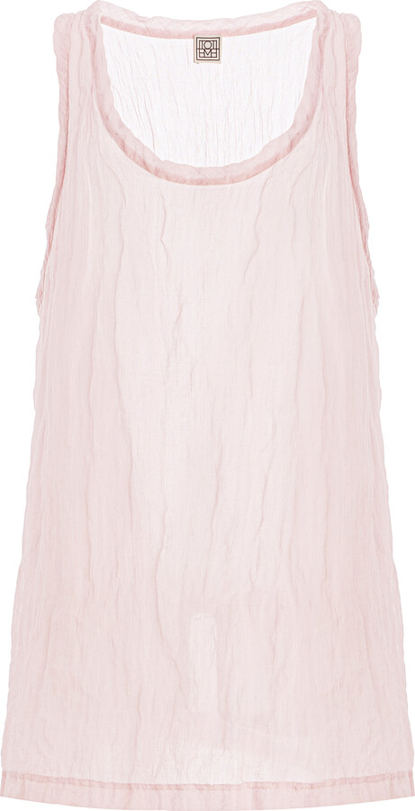 Totême Crinkled Gauze Tank