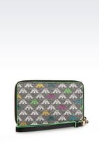 Thumbnail for your product : Giorgio Armani Iphone Case In Logo Patterned Pvc
