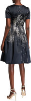 Thumbnail for your product : Oscar de la Renta Embroidered Firework A-Line Dress