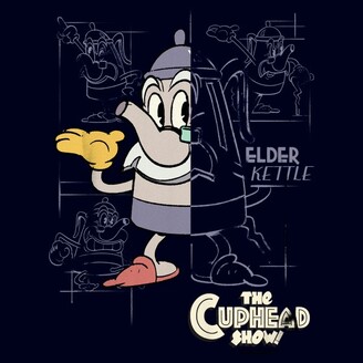 Men's The Cuphead Show! Mugman Sketches Graphic Tee Athletic