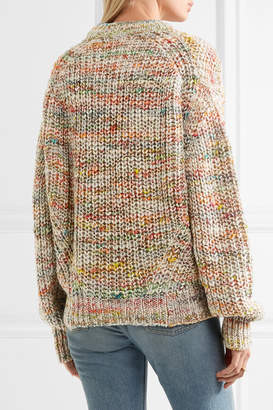 Acne Studios Zora Knitted Sweater - Beige