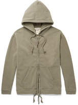 Thumbnail for your product : Remi Relief Loopback Cotton-Jersey Zip-Up Hoodie