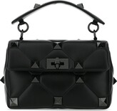 Thumbnail for your product : Valentino Garavani Roman Stud Medium Shoulder Bag