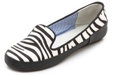 Thumbnail for your product : Charles Philip Gaby Zebra Haircalf Flats