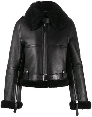 acne studios shearling aviator jacket