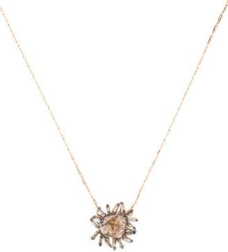 Suzanne Kalan 18K Diamond Pendant Necklace rose 18K Diamond Pendant Necklace