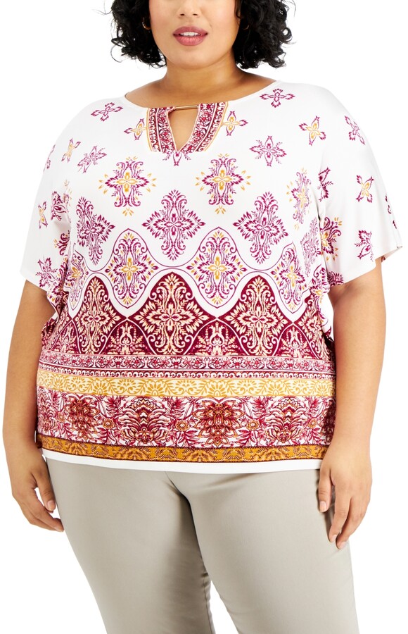 jm plus size tops
