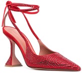 Thumbnail for your product : Amina Muaddi Karma embellished ankle-tie pumps