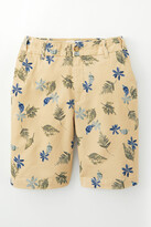 Thumbnail for your product : Coldwater Creek Botanical Hidden Stretch-Waist Chino Shorts (8")