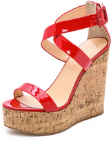 Thumbnail for your product : Giuseppe Zanotti Patent Leather Wedges