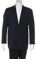 Thumbnail for your product : Valentino Striped Wool Blazer navy Striped Wool Blazer