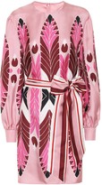 Thumbnail for your product : Valentino printed silk minidress