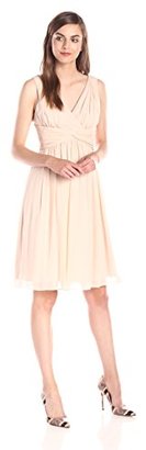 Donna Morgan Women's Jessie Short Chiffon Dress